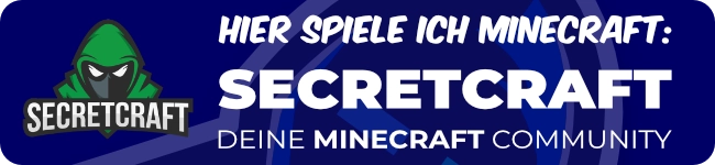 SecretCraft – Deine Minecraft Community